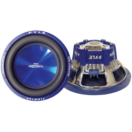 Pyle 12'' 1200 Watt Dvc Subwoofer, PLBW124 PLBW124